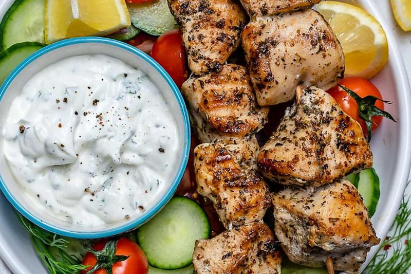 Mediterranean Chicken Skewers