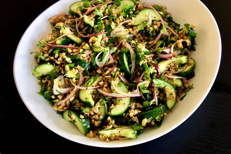Freekeh and Cucumber Refreshment