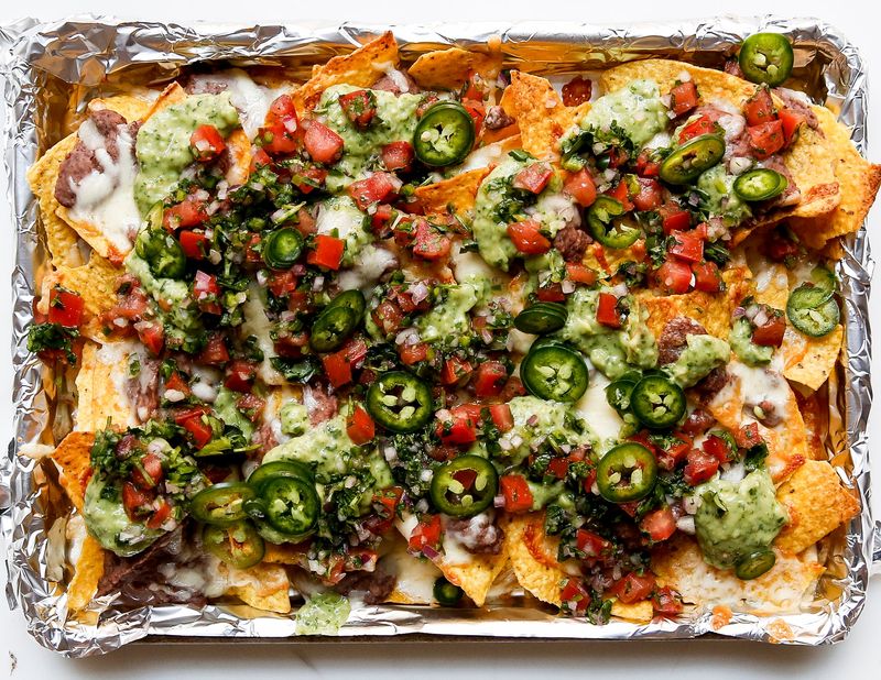 Nachos with Processed Cheese