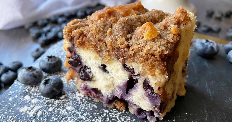 Blueberry Buckle Pie