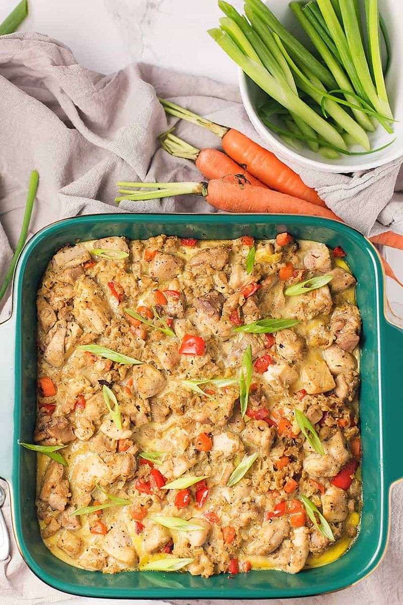 Cauliflower Rice Casserole