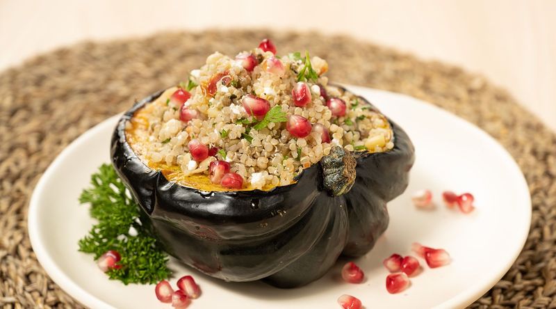 Quinoa Stuffed Acorn Squash
