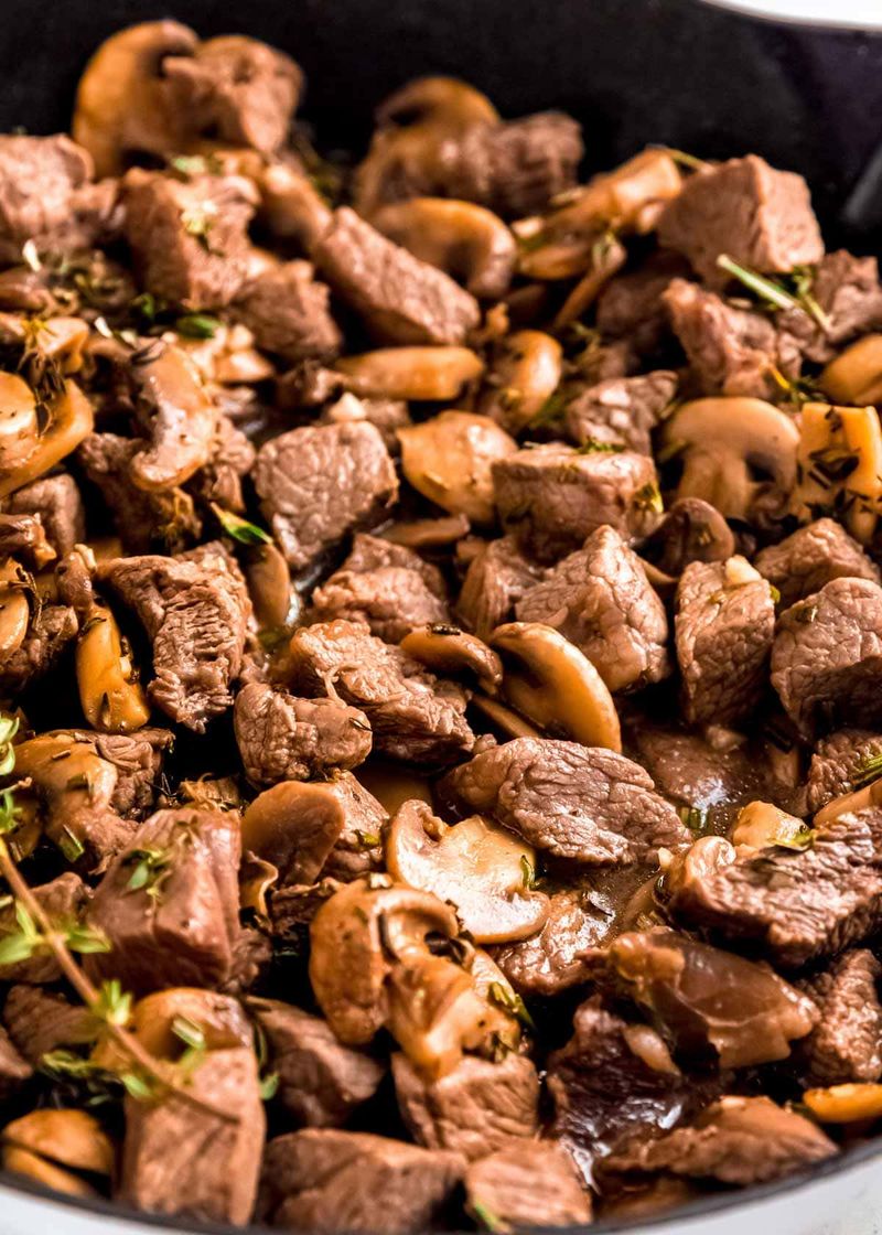 Beef and Mushroom Skillet