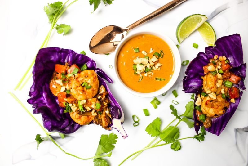Thai Cabbage Wraps