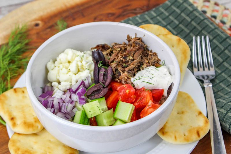 Mediterranean Beef Bowls