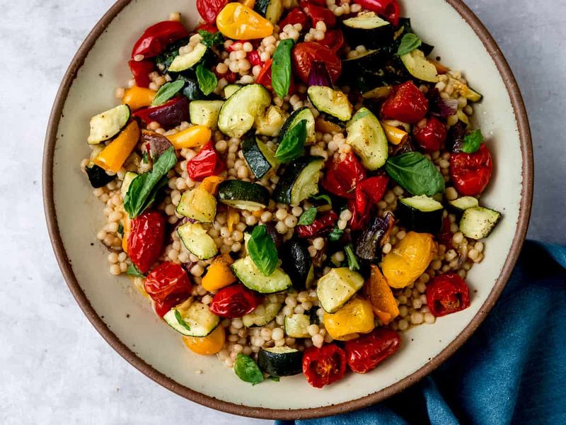Whole Grain Couscous with Roasted Vegetables