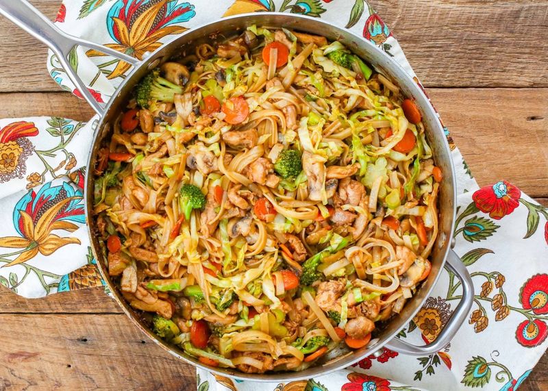 Cabbage and Noodle Stir