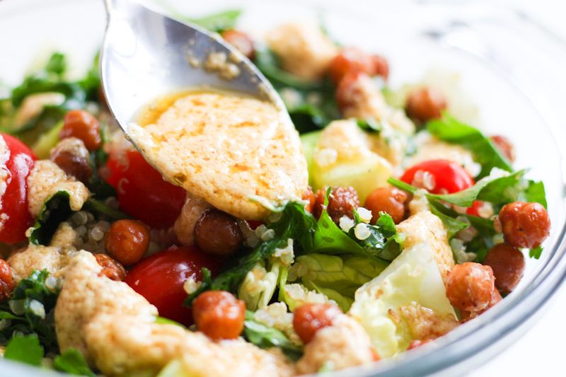 Caesar Salad with Quinoa
