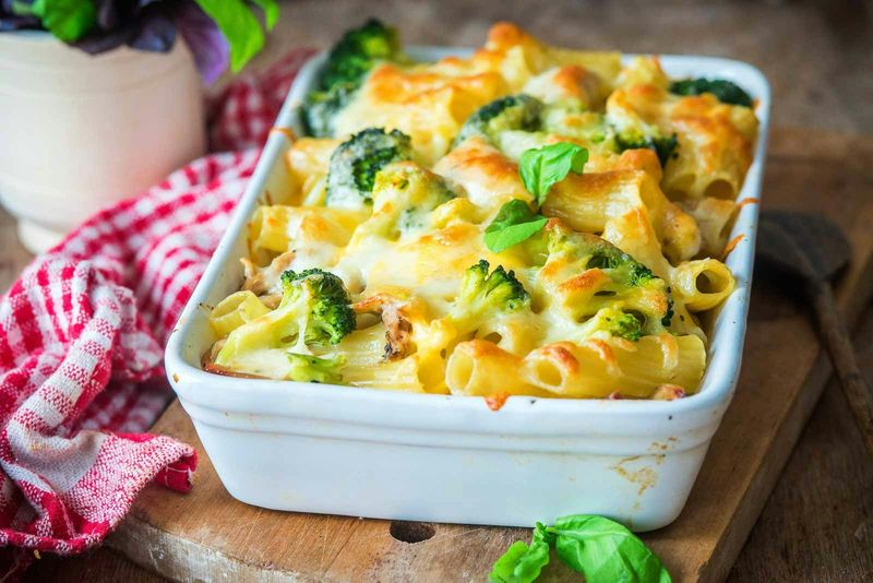 Broccoli and Cheese Pasta Bake