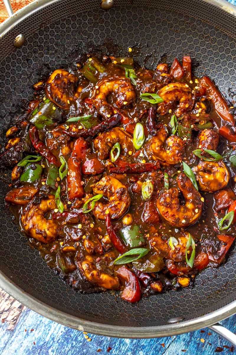 Szechuan Honey Shrimp Delight