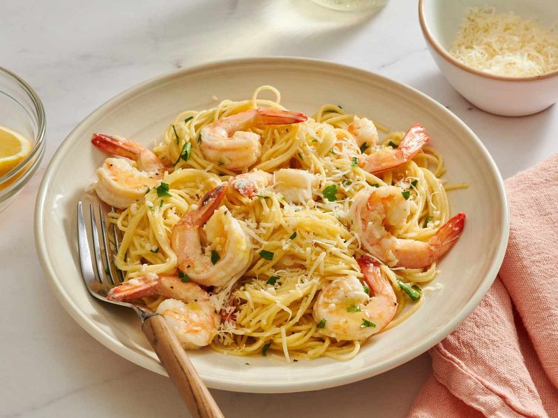 Shrimp Scampi Linguine