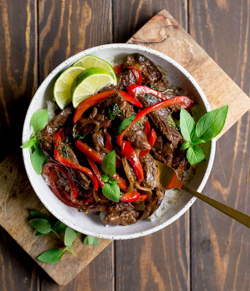 Spicy Thai Basil Beef