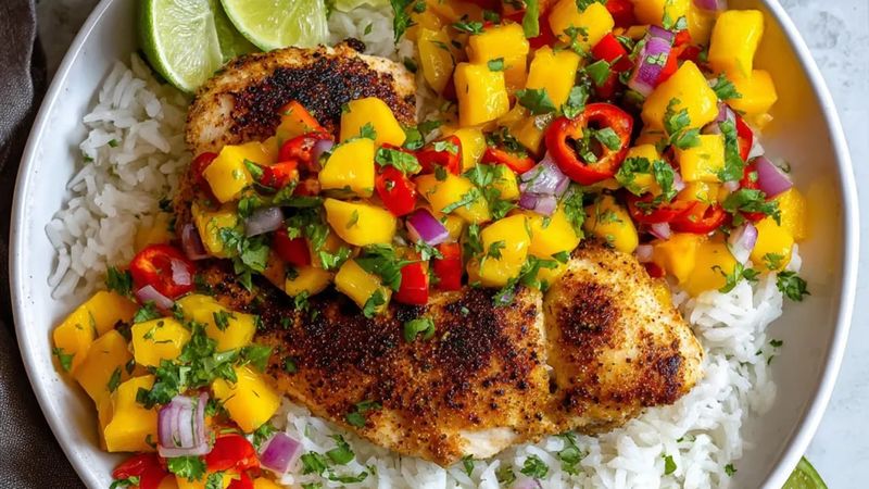 Mango Salsa Chicken