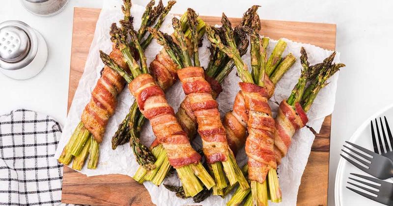 BBQ Bacon-Wrapped Asparagus