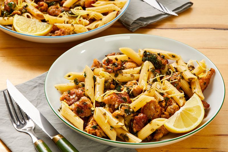 Pesto Mozzarella Chicken Sausage