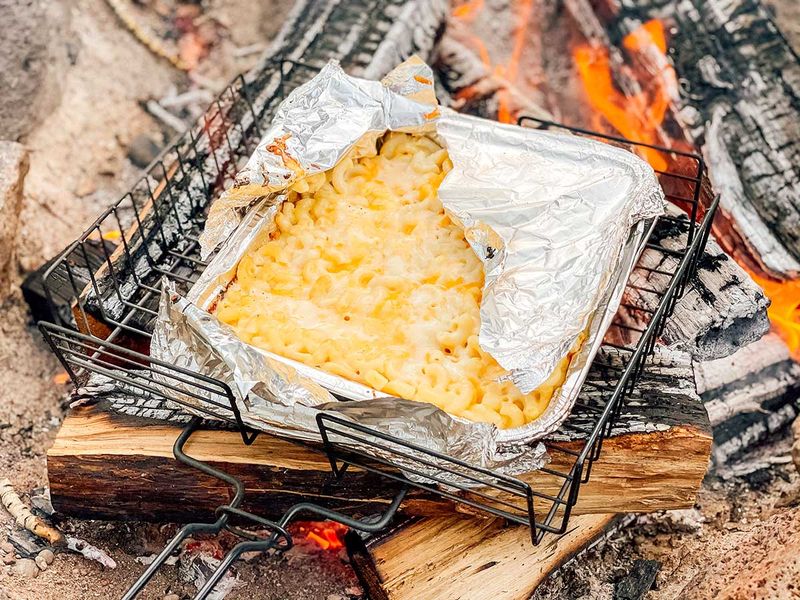 Campfire Mac 'n' Cheese