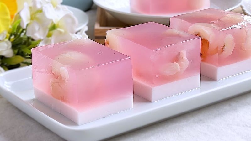 Lychee Coconut Jelly