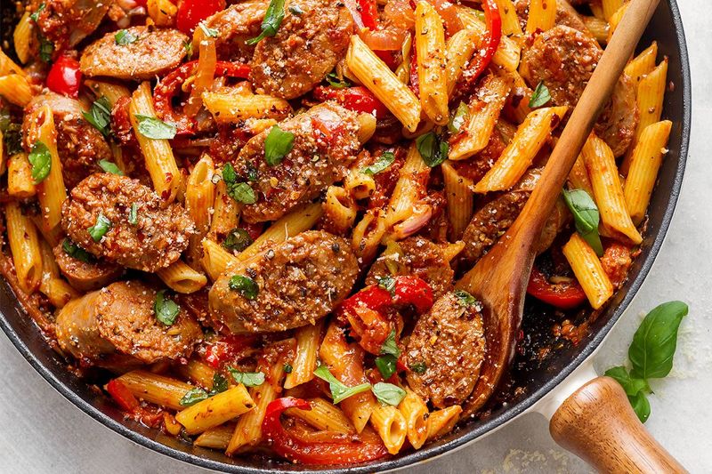 Spicy Sausage Pasta