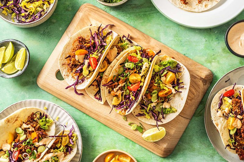 Beef Tacos with All the Fixings