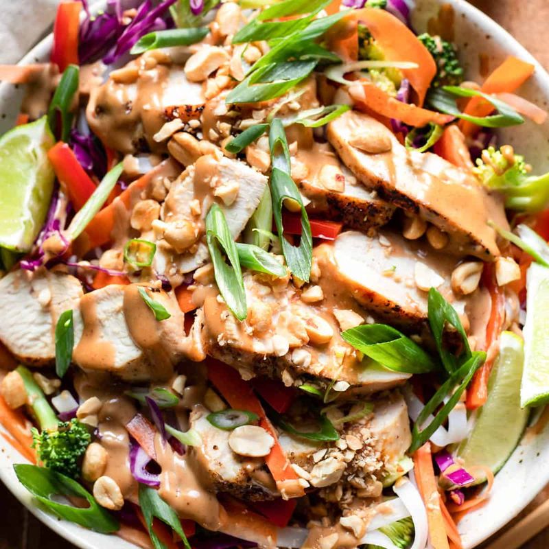 Thai Peanut Chicken Salad