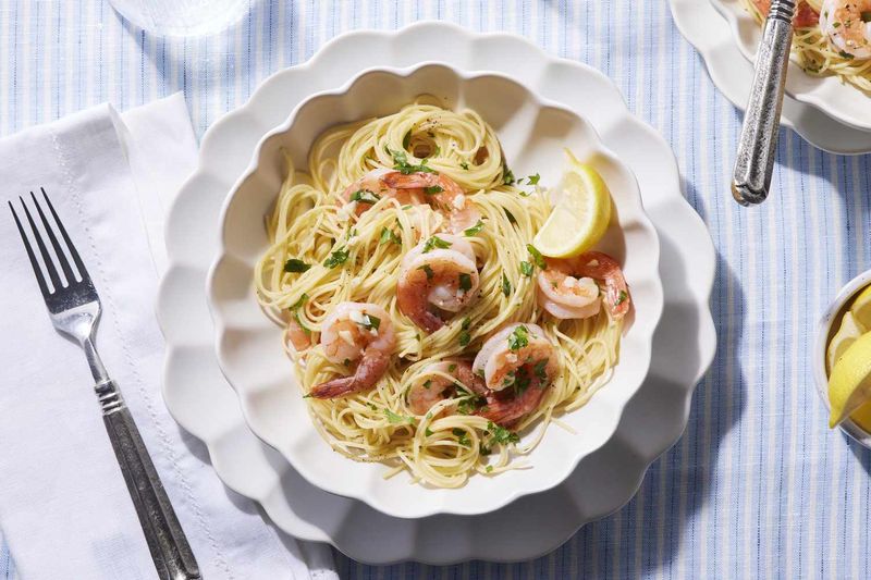 Shrimp Scampi Linguine