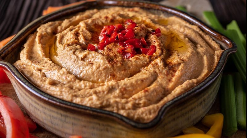 Roasted Red Pepper Hummus