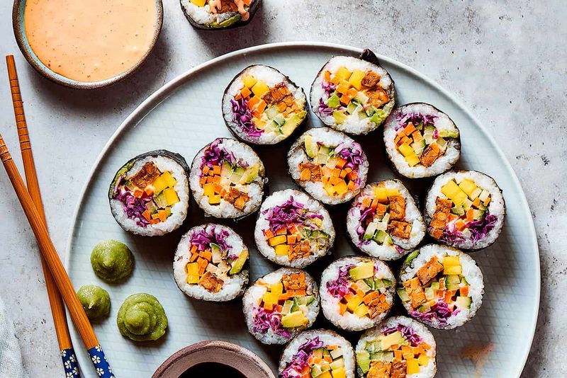 Vegetable Sushi Rolls
