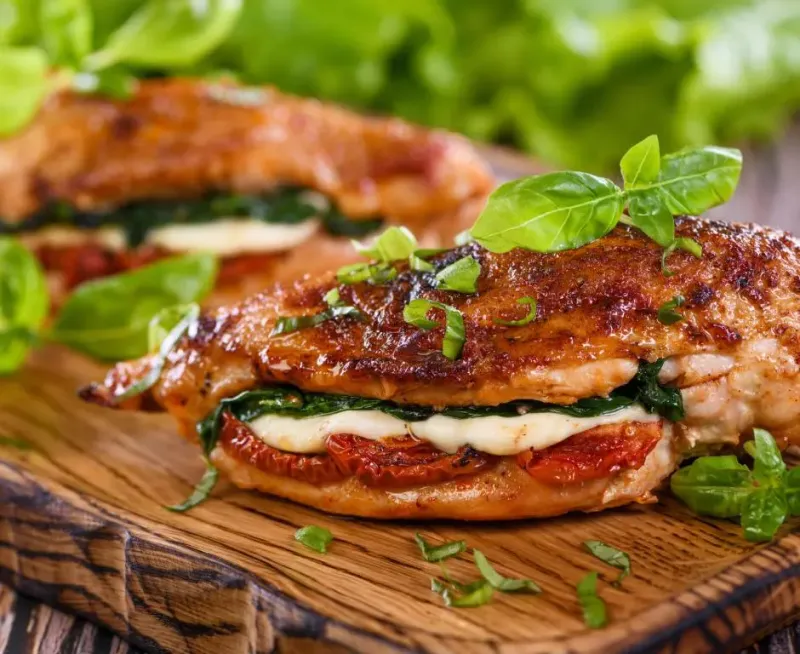 Caprese Stuffed Chicken