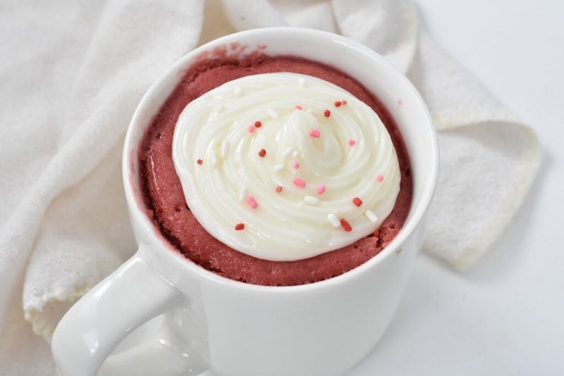 Red Velvet Mug Cake