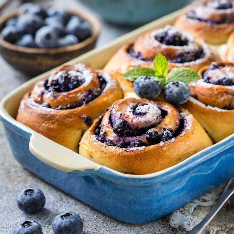 Blueberry Cinnamon Roll