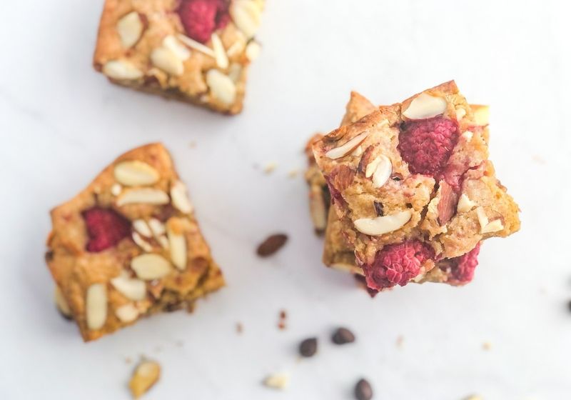 Raspberry Almond Bliss Bars