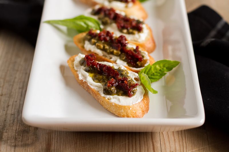 Sundried Tomato Bruschetta