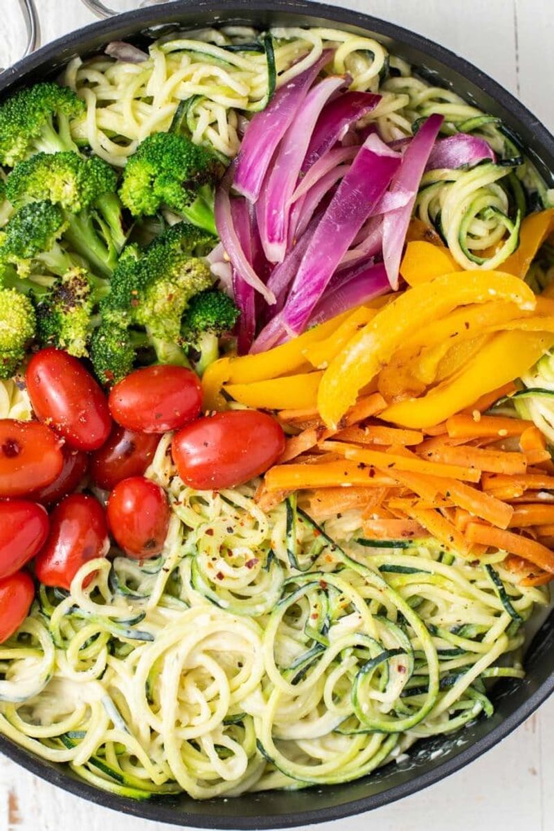 Zucchini Noodle Primavera