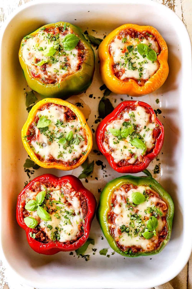 Italian Rice-Stuffed Peppers