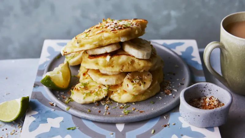 Coconut-Lime Pancakes