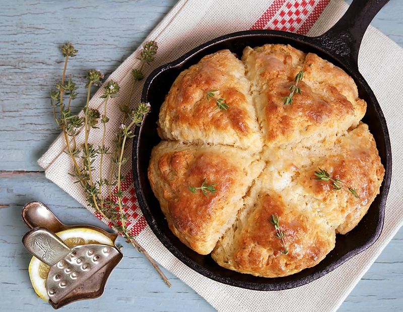 Lemon and Thyme Scones