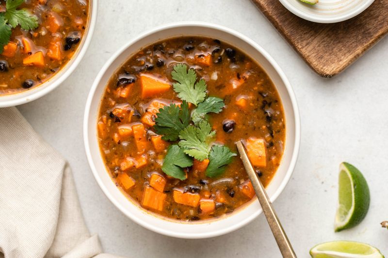Sweet Potato and Black Bean Soup
