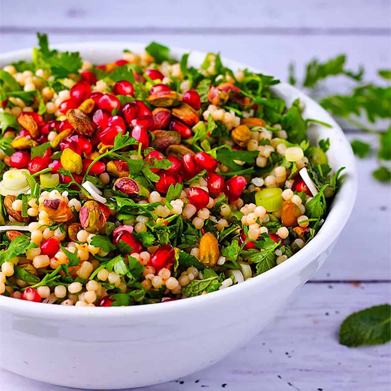 Pomegranate and Pistachio Salad