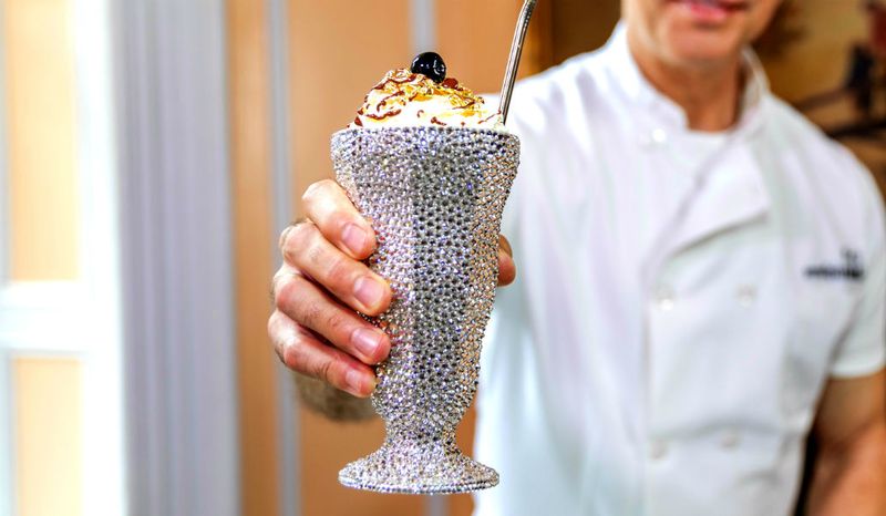 Edible Gold Milkshake