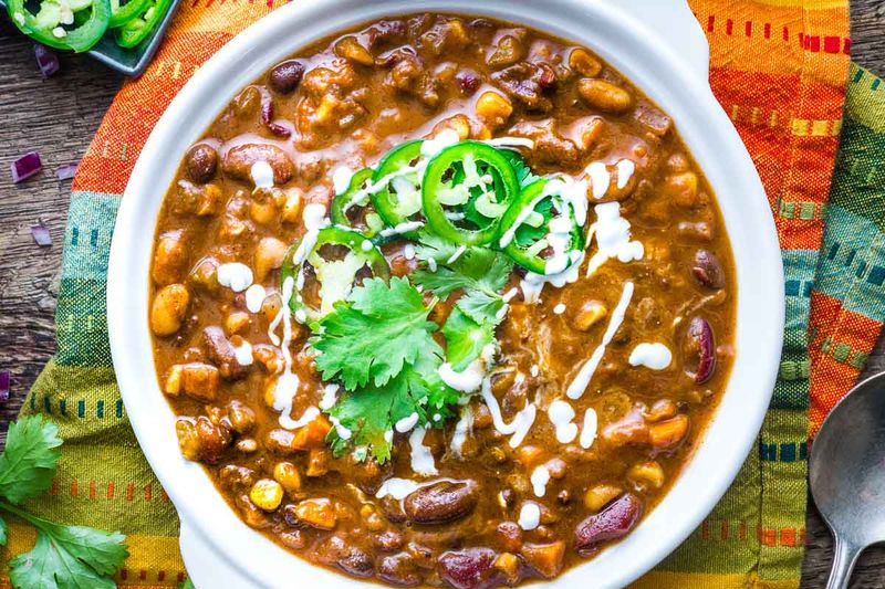 Celery and Bean Chili