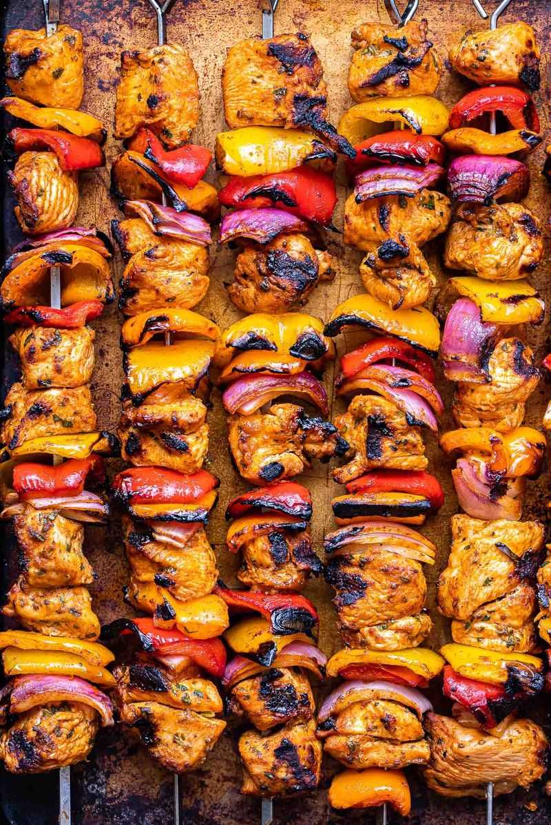 Chicken Fajita Skewers
