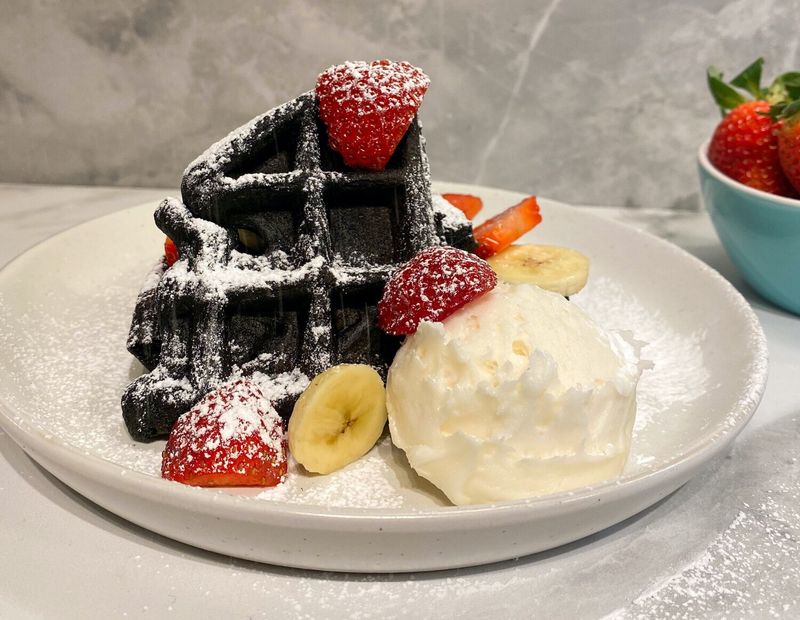 Charcoal Waffles
