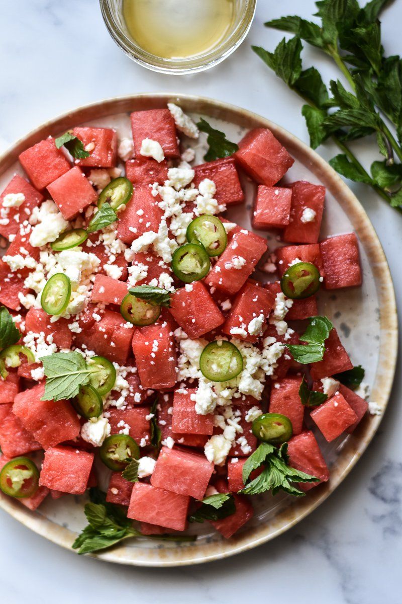 Spicy Watermelon Salad