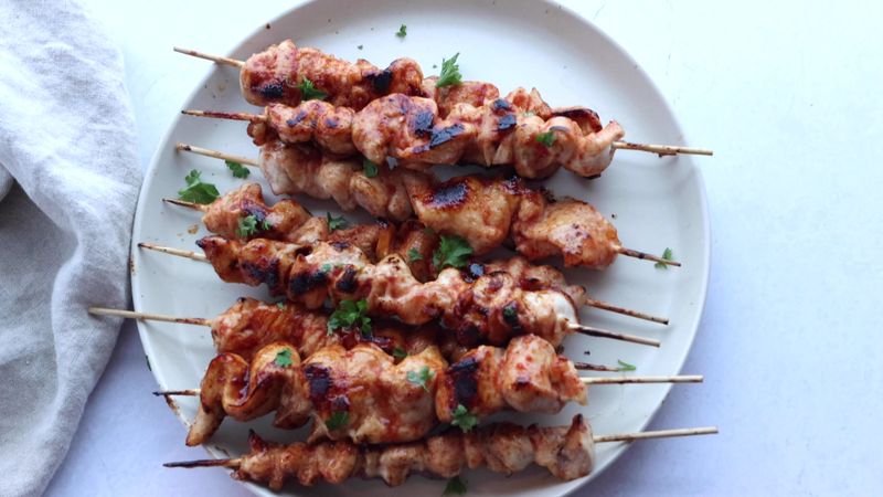 Spicy Chipotle Chicken Skewers