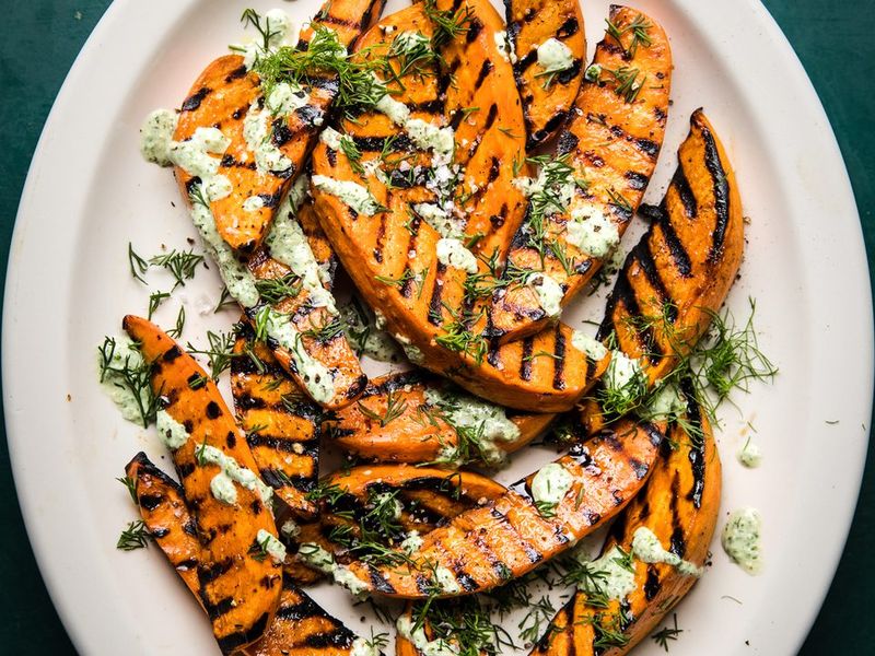 Grilled Sweet Potatoes
