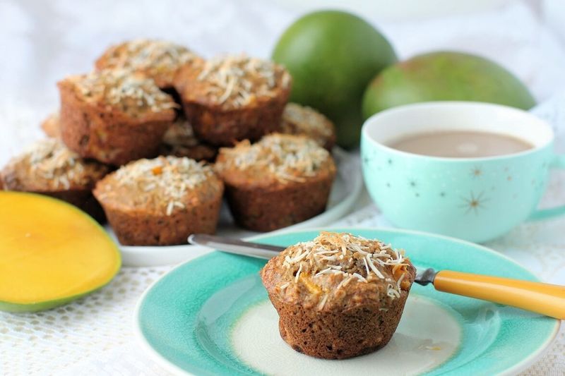 Mango Coconut Muffins