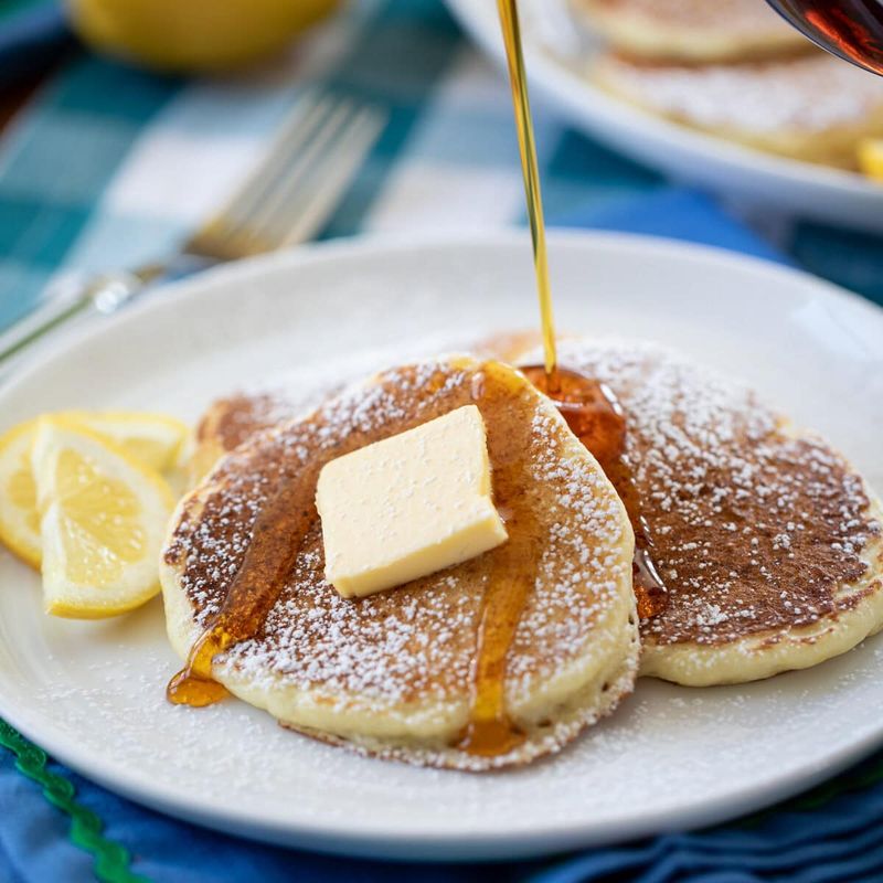 Ricotta Pancakes with Lemon Zest