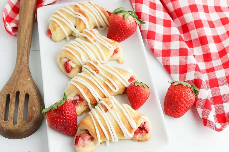 Strawberry Cream Cheese Crescents