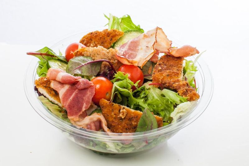 Bacon Ranch Grilled Chicken Salad