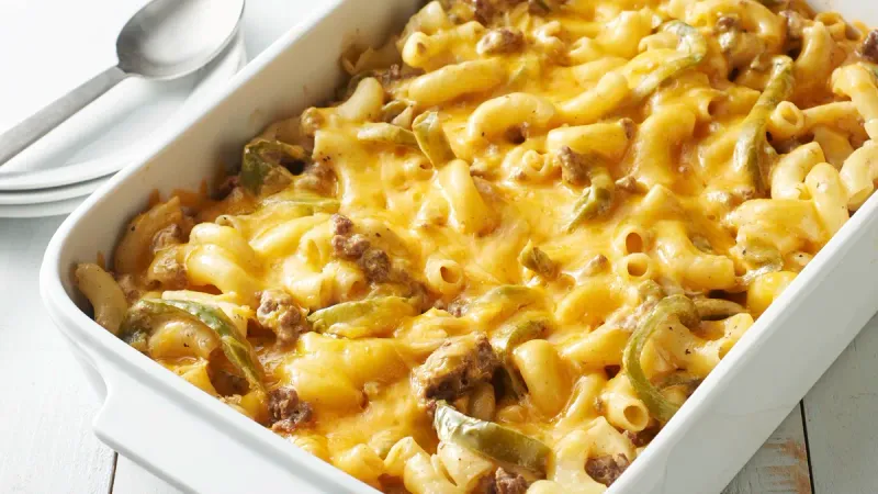 Philly Cheesesteak Mac and Cheese